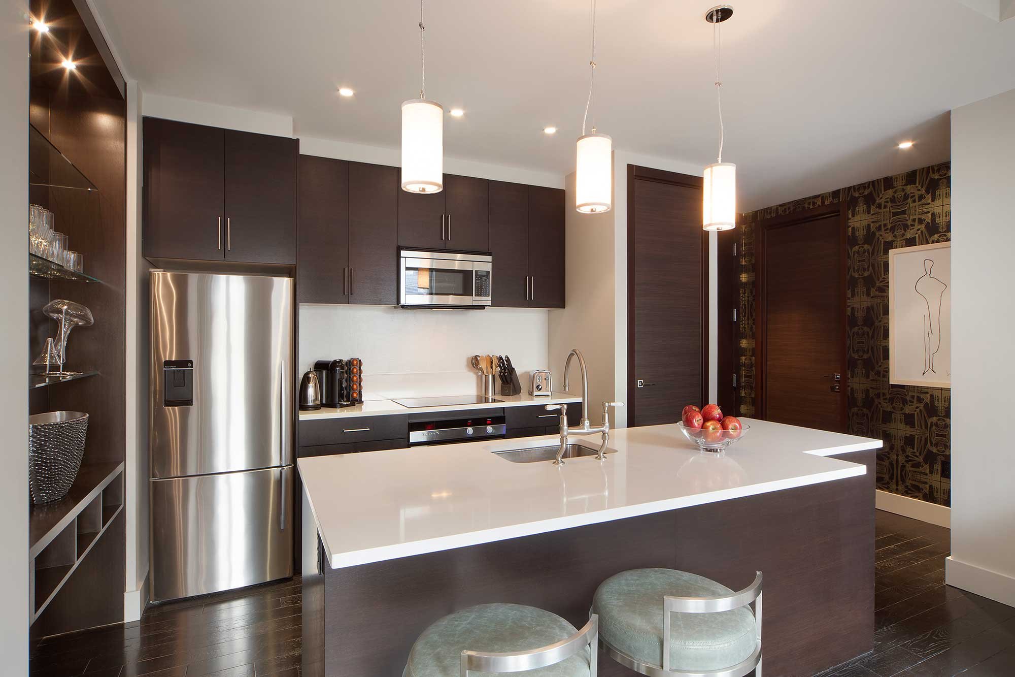 One Bedroom Loft Kitchen